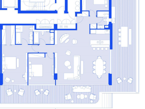 Extravagant 3 Bedroom Penthouse